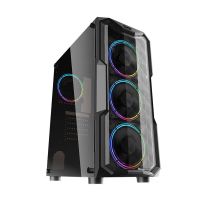 caja pc darkflash aquarius acrylic middle tower atxm-atxitx