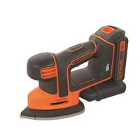 lijadora de detalle mouse 18v  bateria de litio  bolsa blackdecker