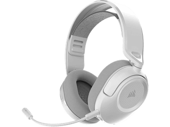 Auriculares gaming - Corsair HS35 V3, Inalámbricos, 30h autonomía, Transductores de neodimio 50 mm, Multiplataformas, Blanco