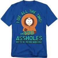south park camiseta you assholes never remember para mujer