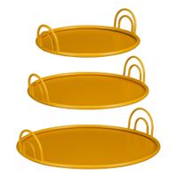 bandeja geel amarillo  h9xb42xl42cm