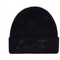 liu jo gorro sombrero de punto con logo para mujer