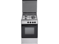 cocina a gas - jocel jfg3 007599 gas butano 3 quemadores horno de butano 54 l inox