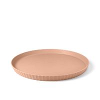 bandeja de polipropileno rosa mate diam 40 cm