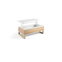 mesa de centro elevable eliana funcional y moderna
