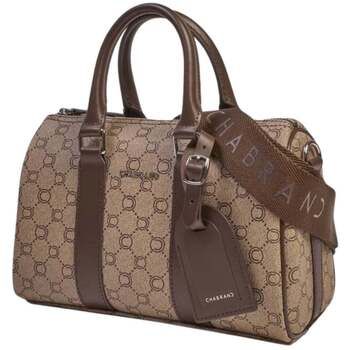 Chabrand Bolso de mano Bolso Icone Lona revestida Beige Marrón para hombre