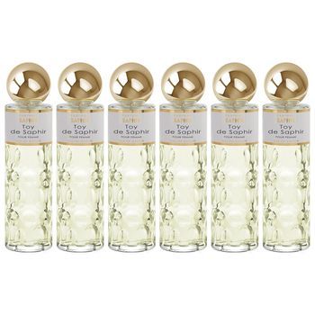 Pack De 6 Eau De Parfum Mujer Saphir Toy 200 Ml