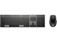 pack teclado  raton - hp 720 bluetooth cable de carga usb type-c hasta 2 meses bateria teclado 1 mes raton negro