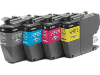 cartucho de tinta - brother lc422val 550 paginas pack multicolor