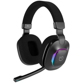 Auriculares HIDITEC inalámbricos Bluetooth 5.4 y jack 3.5mm con micrófono y ARGB