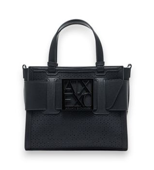 A|X Armani Exchange para mujer. XW000392AF22626UC001 Bolso monochrome technical negro (OSFA), Casual, Poliuretano