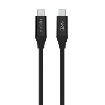 Belkin Inz001bt0.8mbk Cable USB-C 4.0 Pd 100w 80cm Negro