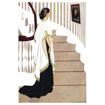 Cuadro - Portrait of Elsie, 1912 - C. Coles Phillips cm. 40x60