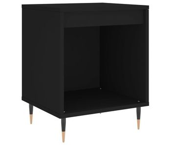 Vidaxl mesita de noche madera de ingeniería negro 40x35x50 cm