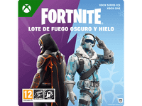 xbox series x s  one fortnite lote de fuego oscuro y hielo codigo descarga juego base se vende por separado