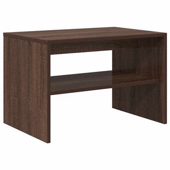 Mueble Para Tv | Mueble De Salón | Mesa De Tv Madera Contrachapada Marrón Roble 60x40x40 Cm