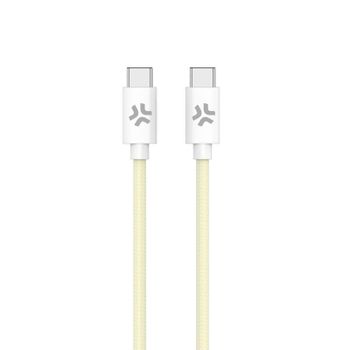 Cable USB-C Celly USBCUSBCCOTTYL 1,5 m Tejido Trenzado Carga Rápida 100W