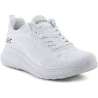 skechers zapatillas bobs squad chaos-cool rythms 117216-w white para hombre