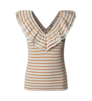 pepe jeans para mujer pl506017 top valery naranja xs casual algodon sin mangas  tirantes sostenible