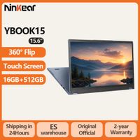 ninkear ybook15 laptop 2 en 1 de 156 pulgadas con pantalla tactil 360 windows 11 16gb de ram 512gb ssd ultrabook ligero y portatil para trabajo estudio y entretenimiento pantalla fhd ips