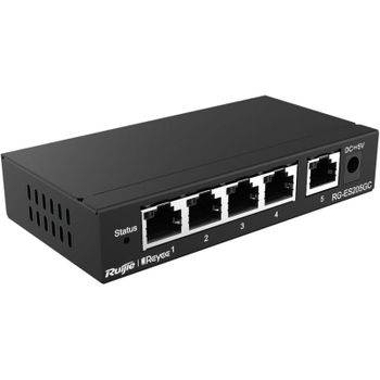 Ruijie Networks RG-ES205GC Switch 5 Puertos Gestionado L2 Gigabit Ethernet Negro