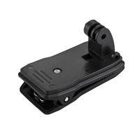 puluz soporte de liberacion rapida giratorio 360 grados para mochila y gorra compatible con goproinsta360dji y otras camaras de accion
