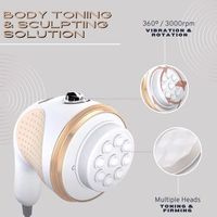 vibratone pro by velform - tecnologia de vibracion modulante reafirma y tonifica la piel  4 accesorios vibratone pro by velform - tecnologia de