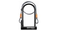kryptonite u keeper lock 12 std con cable flexible