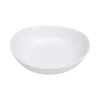 bol de porcelana blanca