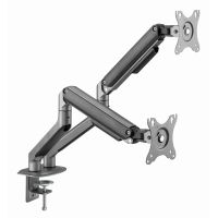 gembird ma-da2-05 soporte de escritorio para monitor 32 vesa 100 max 18kg gris