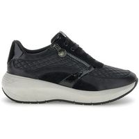 stonefly zapatillas deportiva twins-2 piel negra para mujer