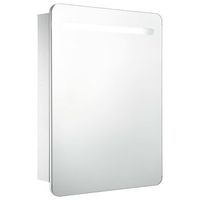 mueble de bano  armario de bano con espejo led 60x11x80 cm