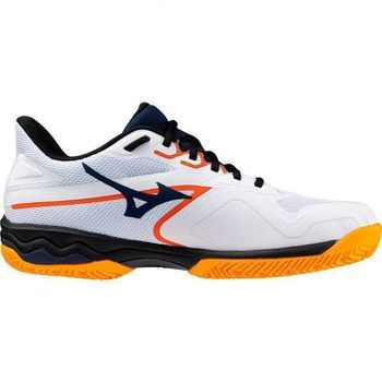 Zapatillas Mizuno Wave Exceed Light 2 Padel Blanco Azul Naranja - - 43