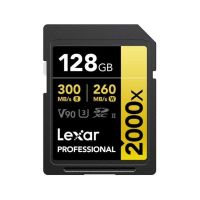 tarjeta sd lexar 2000x 128 gb uhs-ii class 10 v90 300 mbs