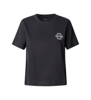 pepe jeans para mujer pl5000161 camiseta natalia negro l casual algodon manga corta