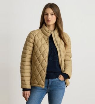 Lauren Ralph Lauren para mujer. 297P18070002 Chaqueta Mix beige (XL), Casual, Nylon reciclado