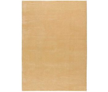 Atticgo alfombra  lisa lavable loft en color mostaza, 160 x 230 cm
