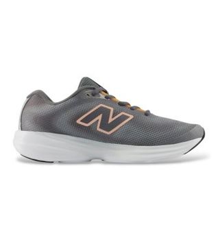 New Balance para mujer. W411V4_RU Zapatillas 411v4 gris (39), Plano, Cordones, Casual, Deportivo, Multideporte