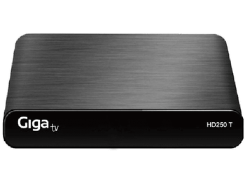 Sintonizador TDT - GigaTV HD250 T, HDMI, USB, Euroconector, DVB-T2 (TDT2)
