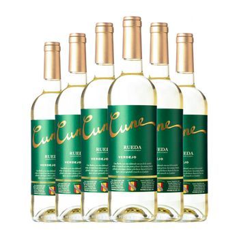 Norte De España - Cvne Vino Blanco Cune Rueda 75 Cl 13% Vol. (pack De 6 Unidades)