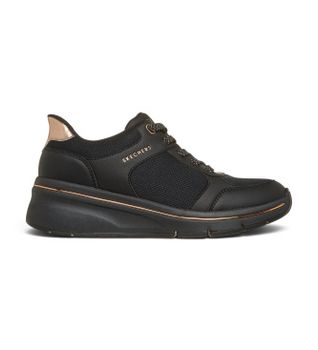 Skechers para mujer. 190366 Zapatillas Slip-ins: Billion Flex - Livin' Lush negro (39), Plano, Cordones, Casual