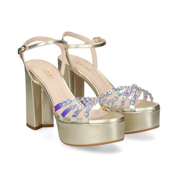 Lodi Sandalias Con Plataforma Mujer - Plata Talla 39