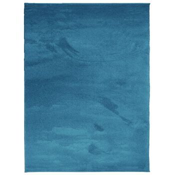 Alfombra De Pelo Corto Oviedo Turquesa 240x340 Cm Vidaxl
