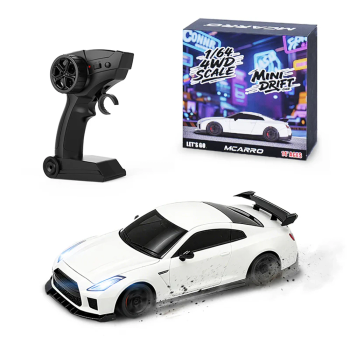 MCARRO MC061 RTR 1/64 2.4G 4WD Mini Drift Coche RC Deportivo Luz LED Alta Velocidad En-Carretera Micro Carreras Vehículo