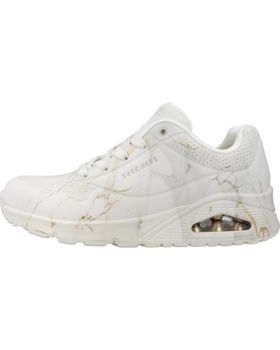 de SKECHERS ZAPATILLAS MUJER MODELO UNO COLOR BLANCO OFWT