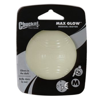 Chuckit! Max Glow Ball - Size M: Diameter 6.5cm