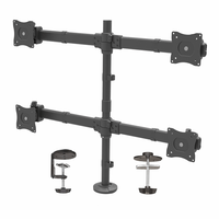 desk mount quad monitor arm - steel