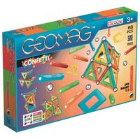 geomag set confetti 68 piezas 3 anos
