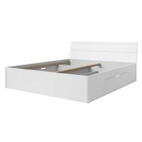 cama de adulto 180x200 con cajones integrados - coleccion eos color blanco mate