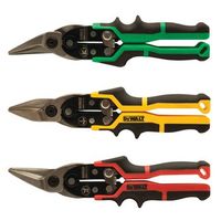 dewalt dwht14676-0 set de 3 tijeras corta chapas ergo corte recto izquierdo y derecho